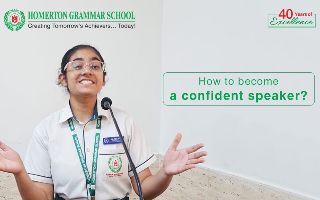 How can schools help students become confident speakers?