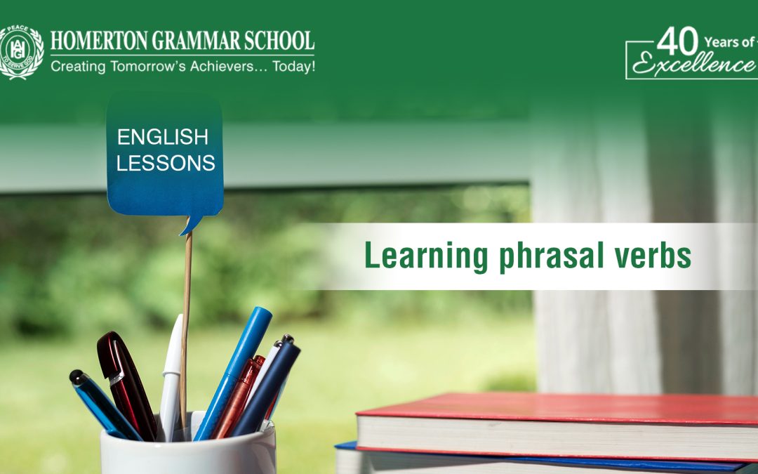 Enhancing English vocabulary by learning phrasal verbs