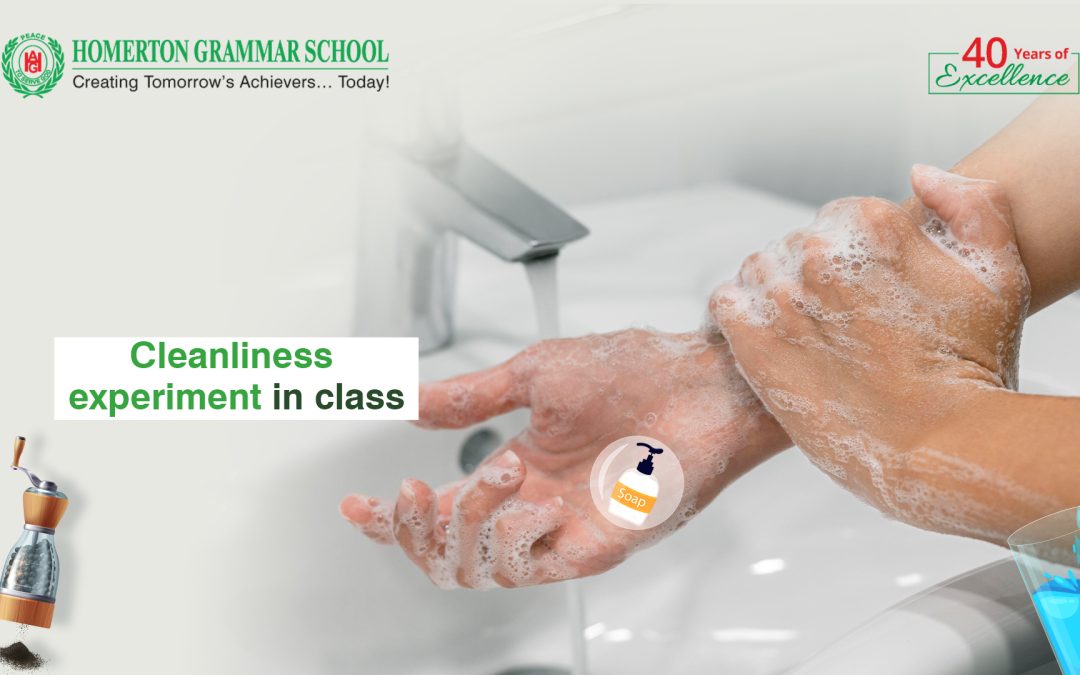 What makes it important for students to do cleanliness experiments in school?